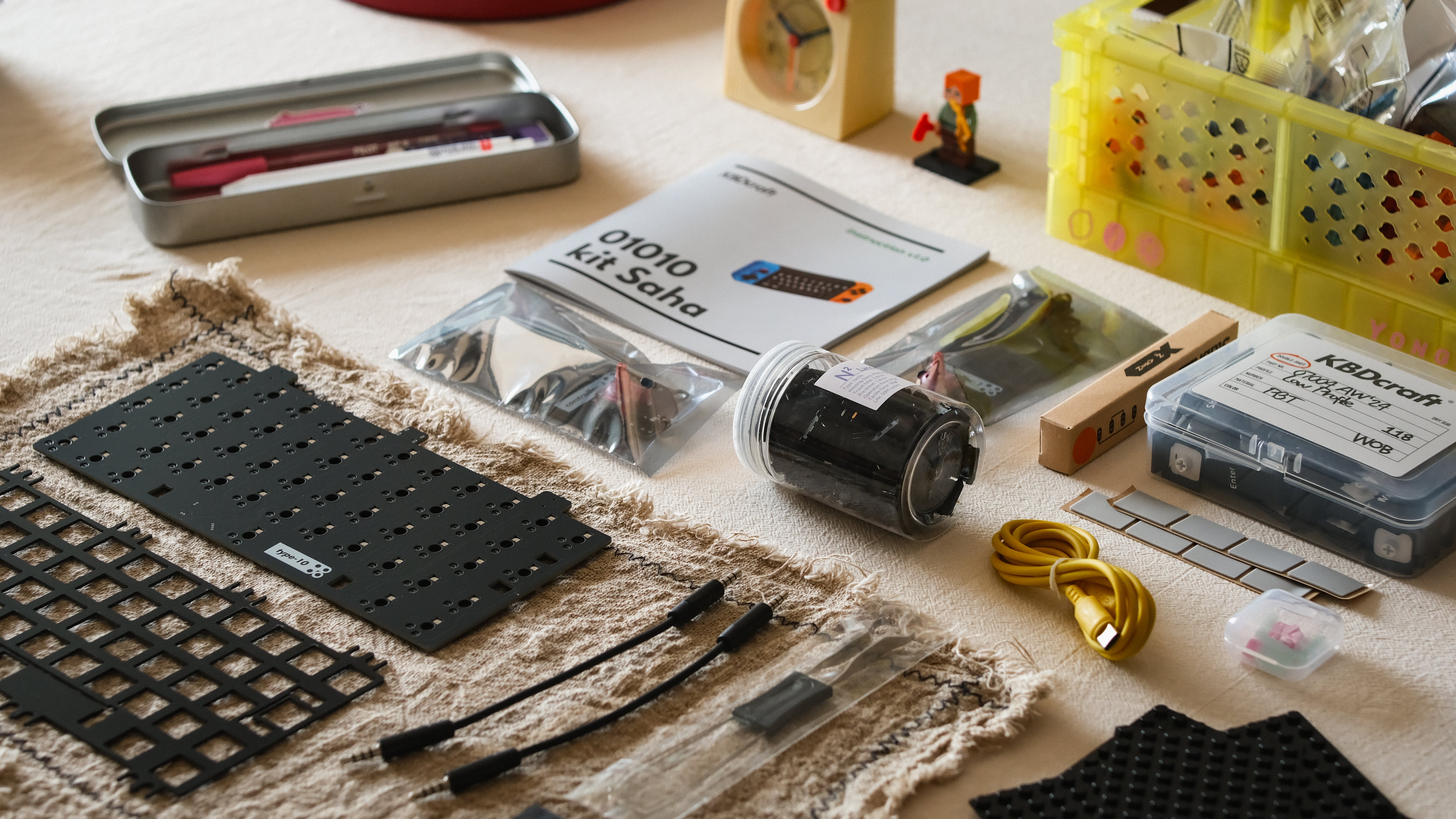 KBDcraft Kit Lilin Ergo Split Muiltipad Mechanical Keyboard