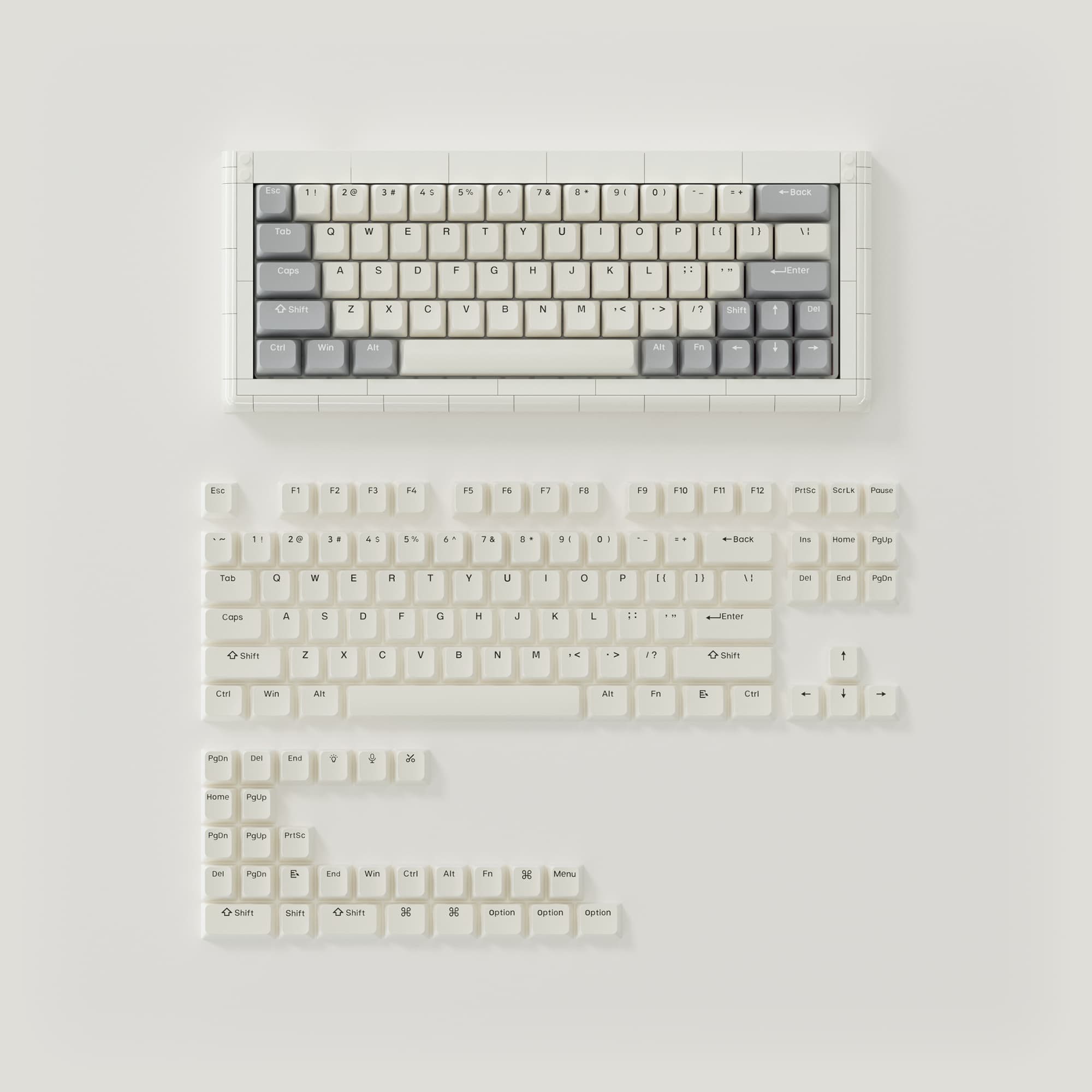 Adam x Keyboard + Keycap KOP Bundle – KBDcraft