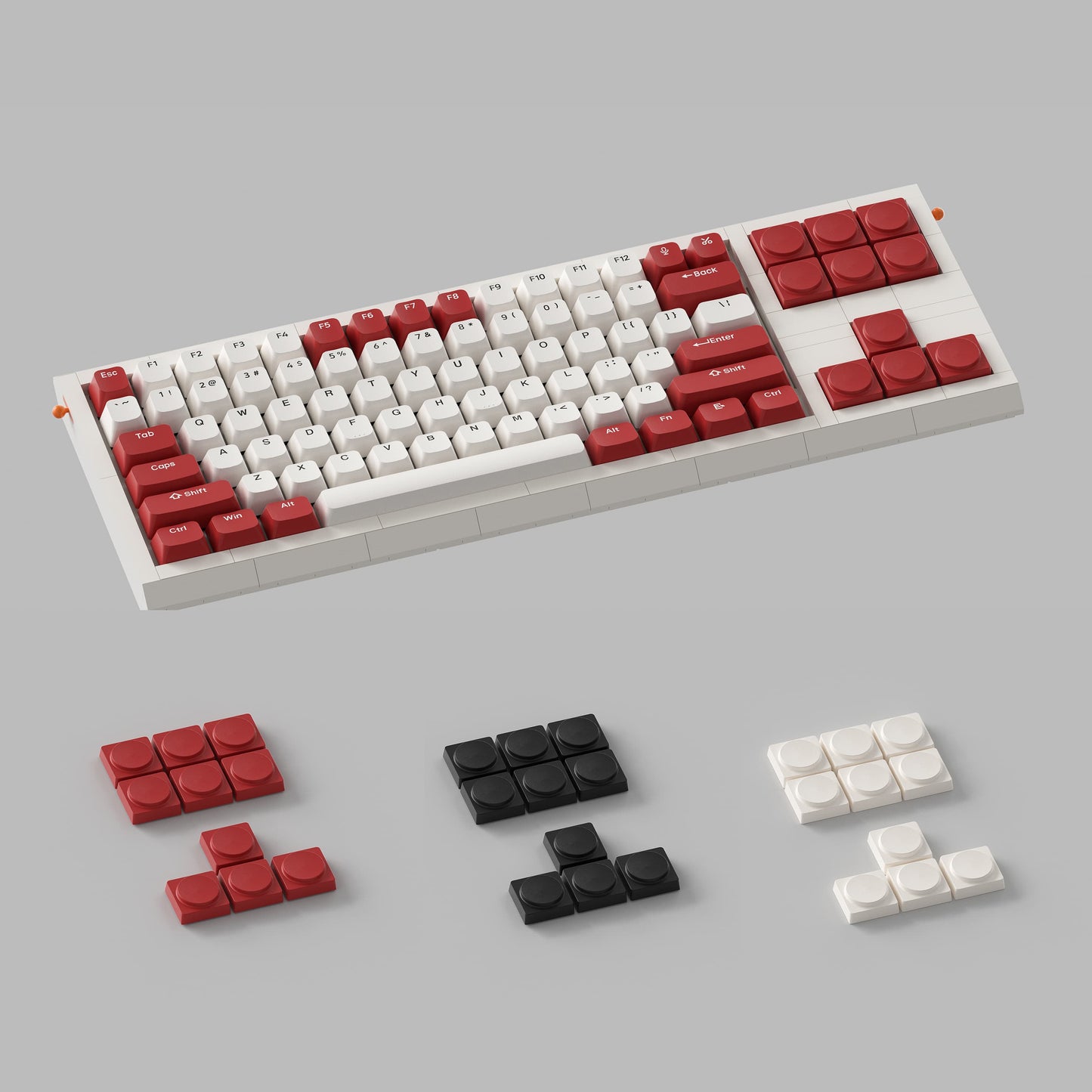 Sachiel Keyboard + Keycaps DSS125 Bundle