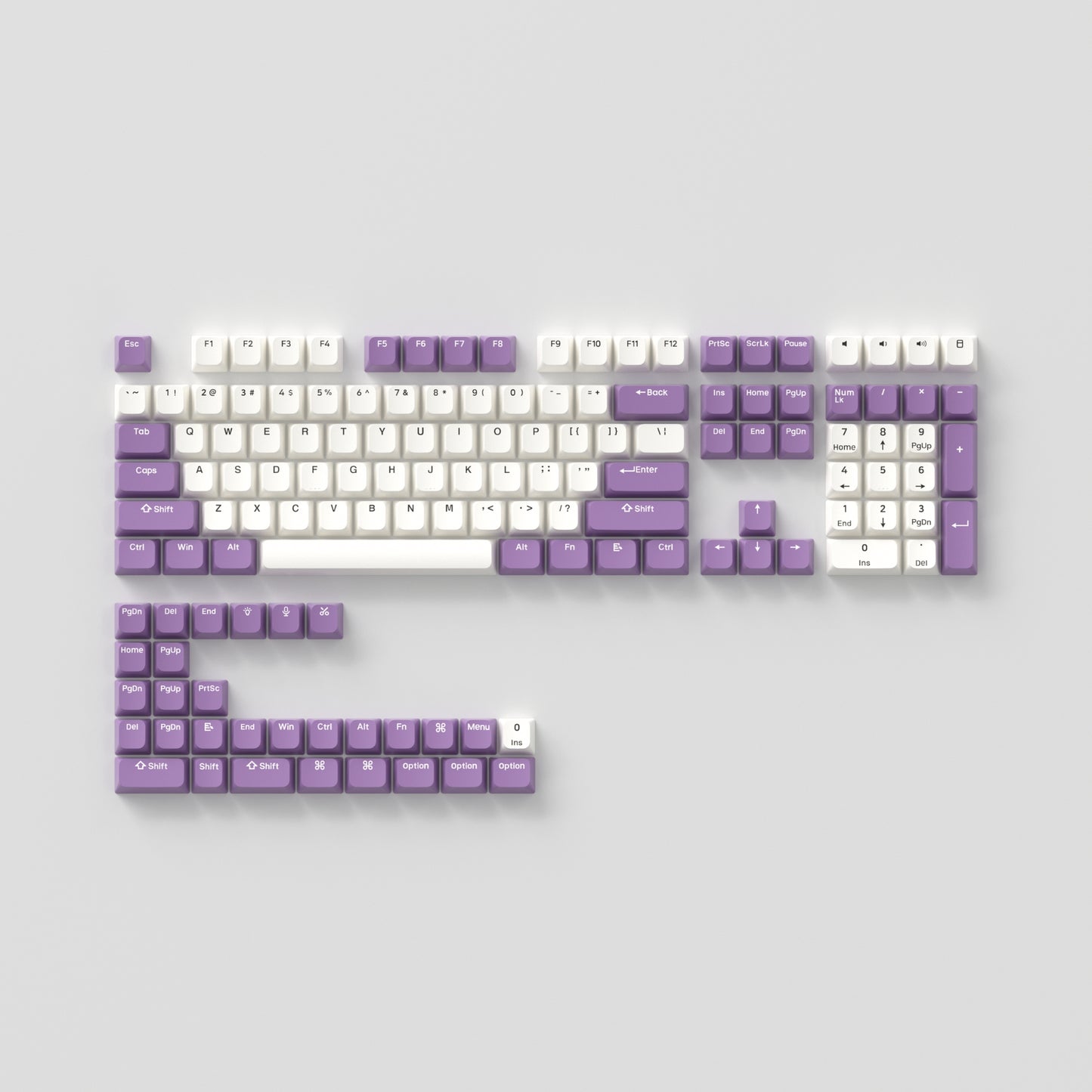 Adam Keyboard + Keycap KOP Bundle