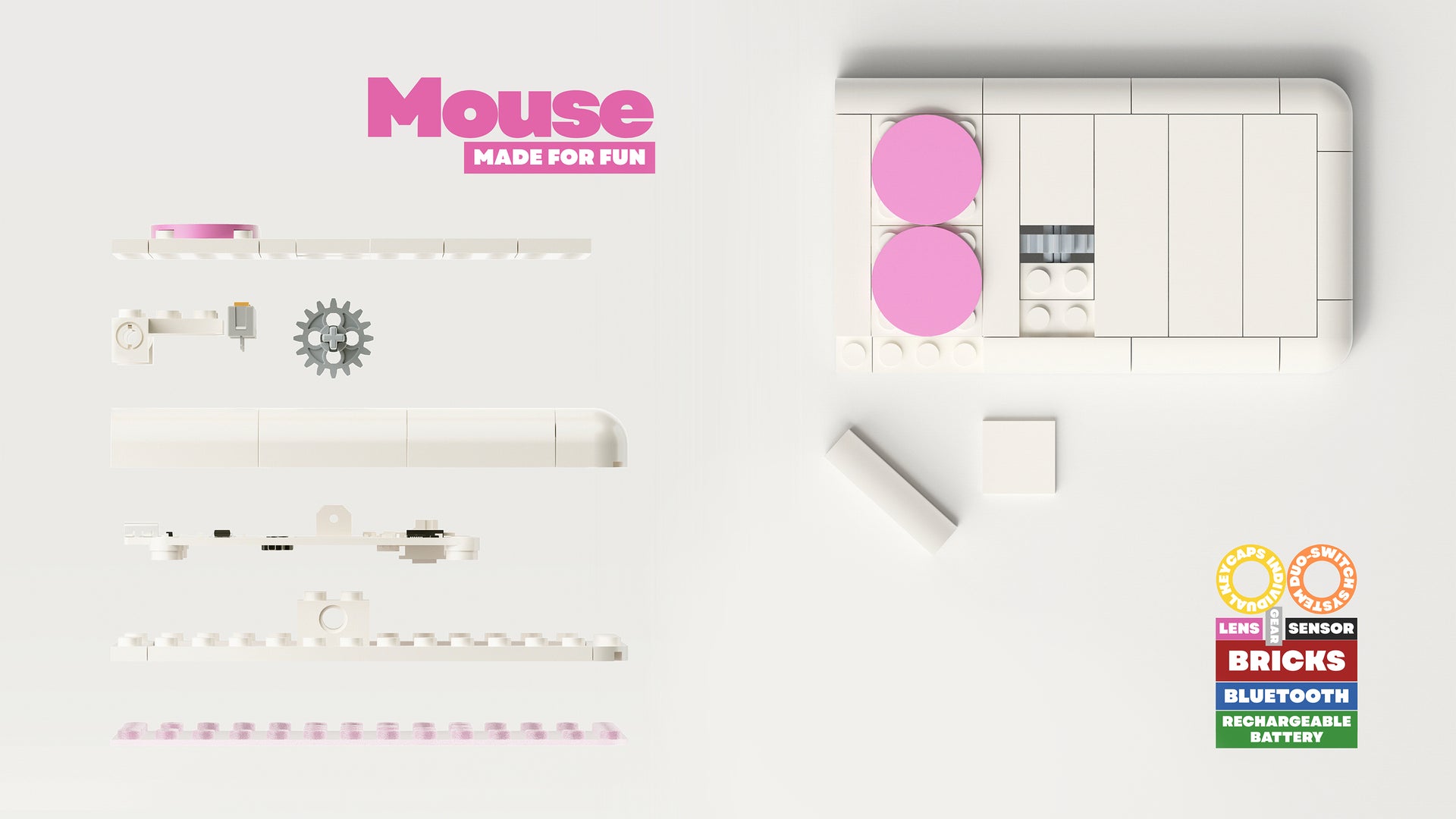 kbdcraft Shamshel brick mouse set