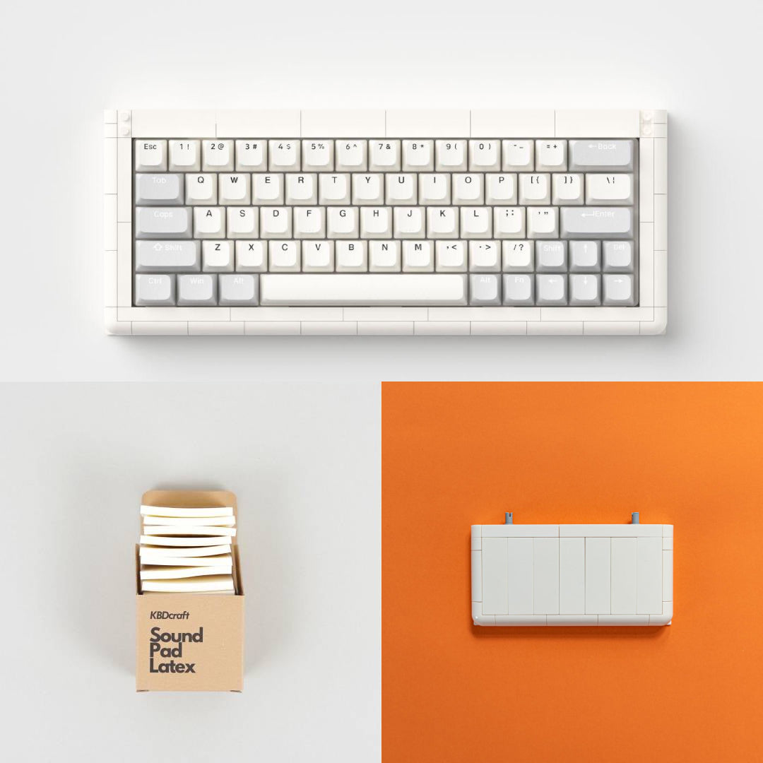 Adam X with Wrist Rest New · Sound Pad – KBDcraft